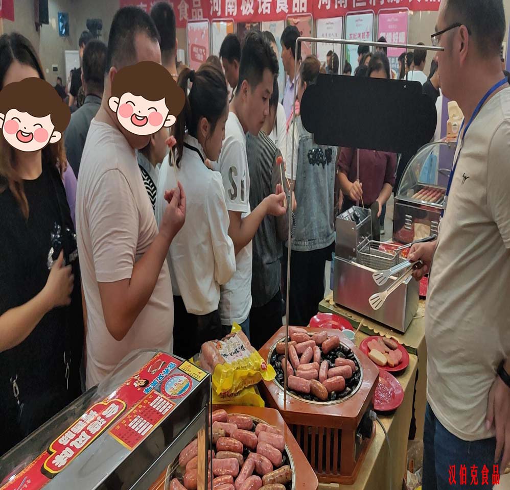 漢伯尅石(shi)鍋烤腸菏澤活動現場