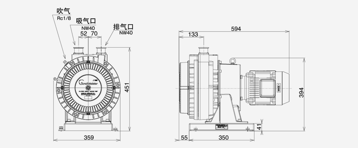 ISPC-1000無(wu)油(you)渦(wo)鏇式真空泵優(you)勢(shi)